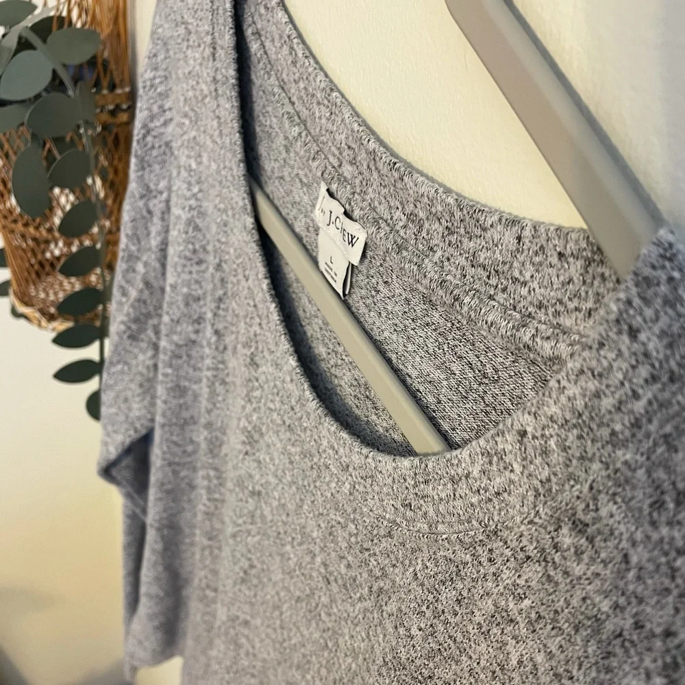 J. Crew Gray Crew Neck Sweater
